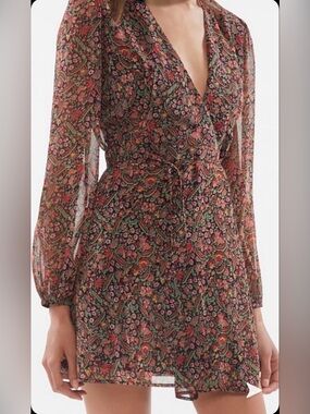 Floral Wrap Dress
